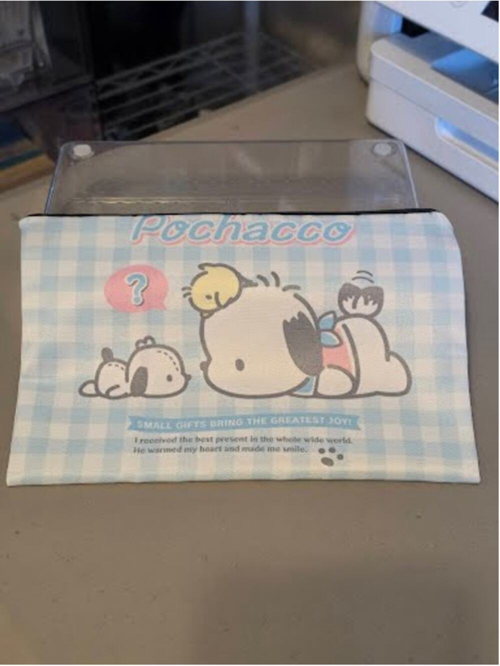 #PC-2411 Pochacco Zippered Polyester Accessory / Pencil Pouch